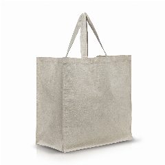 Saco em algodão reciclado com interior laminado Shopper – foto 3