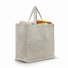 Saco em algodão reciclado com interior laminado Shopper – foto 7