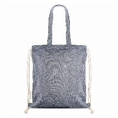 Saco mochila em algodão reciclado com asas longas RecyPack – foto 2