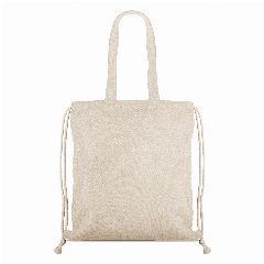 Saco mochila em algodão reciclado com asas longas RecyPack – foto 4