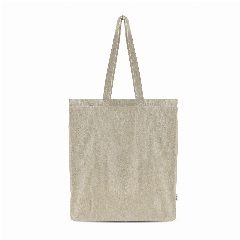 Saco em algodão reciclado melange com fole ReMelange Gusset – foto 2