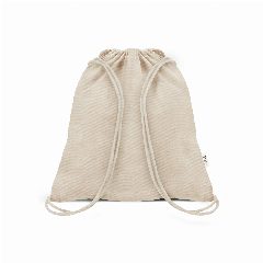Saco mochila em algodão reciclado 140 g/m² ReciBackcotton – foto 2