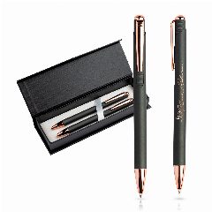 Conjunto esferográfica e lapiseira em metal com estojo Writz Set – foto 7