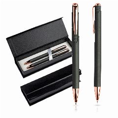 Conjunto esferográfica e lapiseira em metal com estojo Writz Set – foto 3