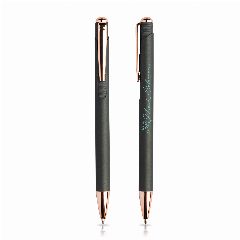Conjunto esferográfica e lapiseira em metal com estojo Writz Set – foto 2