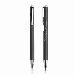 Conjunto esferográfica e lapiseira em metal com estojo Writz Set – foto 6