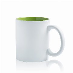 Caneca de cerâmica 325 ml mate com interior colorido Popmug – foto 2