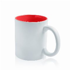 Caneca de cerâmica 325 ml mate com interior colorido Popmug – foto 4