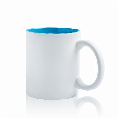 Caneca de cerâmica 325 ml mate com interior colorido Popmug – foto 3