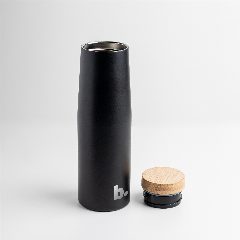 Garrafa térmica 550 ml com tampa em bambu Bambottle – foto 3
