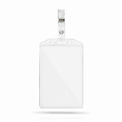 Porta-crachá em PVC com mola amovível Snugli – foto 2
