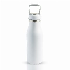 Garrafa térmica em aço inox com compartimento na tampa Liquiduo – foto 4