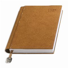 Agenda diária A5 2027 com toque de camurça Bali – foto 3