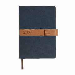 Agenda diária A5 2027 em nubuck com fecho magnético Cancun – foto 7