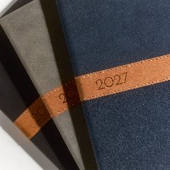 Agenda diária A5 2027 em nubuck com fecho magnético Cancun – foto 2