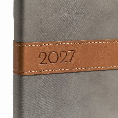 Agenda diária A5 2027 em nubuck com fecho magnético Cancun – foto 6