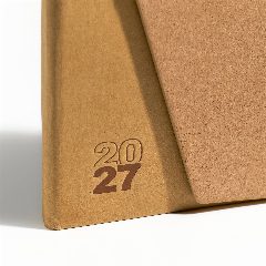 Agenda diária A5 2027 em kraft e cortiça Coruche – foto 3