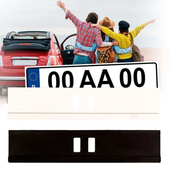Suporte de matrícula para carro personalizado