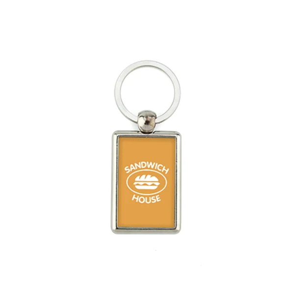 Porta-chaves brinde personalizado retangular | SAM Brindes