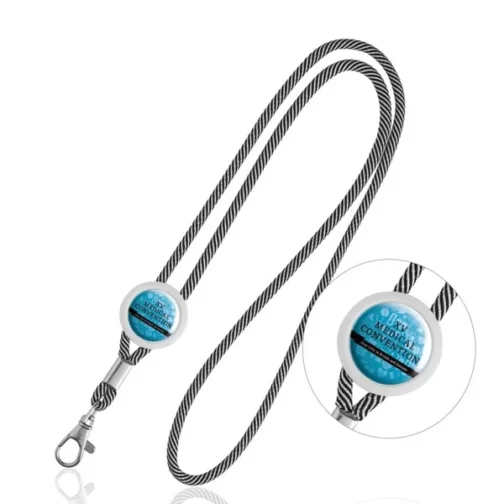 Lanyards personalizados com ajuste e mosquetão - Image 2