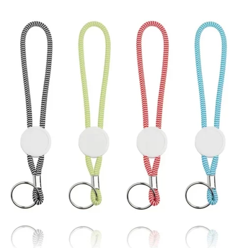 Porta-chaves tubular personalizado com ajuste e argola |  SAM Brindes