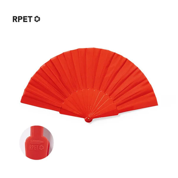 Leque em plástico reciclado RPET com gravação - Image 2