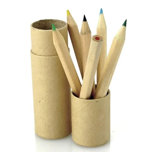 Conjunto personalizado de lápis de cor em tubo -  | SAM Brindes