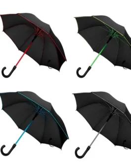 Guarda-chuva personalizado automático, com varetas coloridas