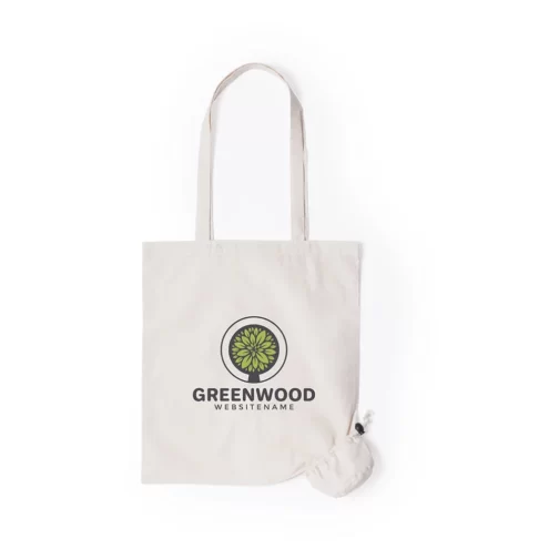 Saco dobrável personalizado ecológico em algodão -  | SAM Brindes