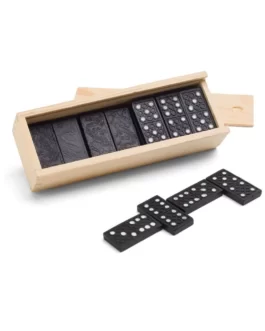 Jogo do dominó com caixa de madeira personalizada