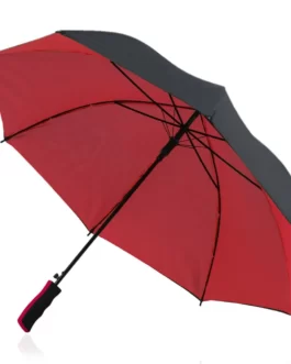 Guarda-chuva personalizado automático em poliéster bicolor, com cabo em EVA