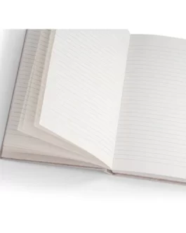 Bloco de notas A6 com capa flexível feito de restos de cascas de chá