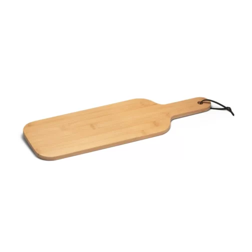 Tábua em bambu ideal para servir aperitivos com fita para pendurar -  | SAM Brindes