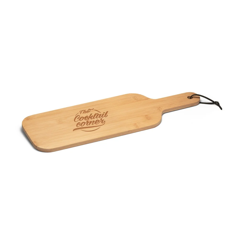 Tábua em bambu ideal para servir aperitivos com fita para pendurar - Image 2