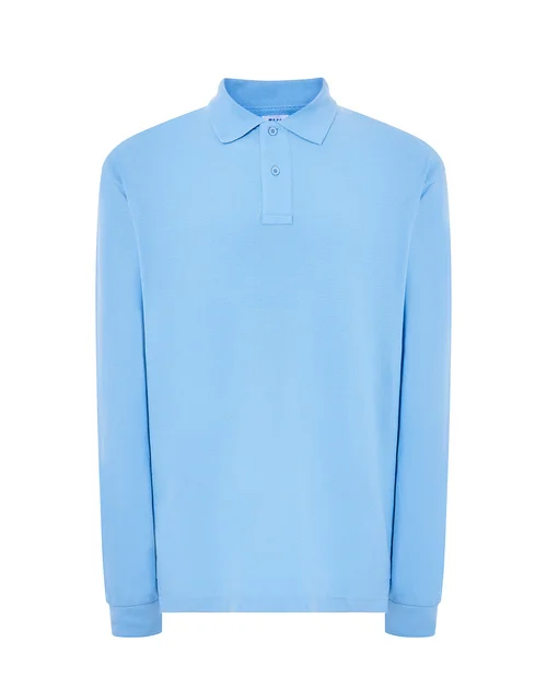 Polo de mangas compridas para homem personalizado