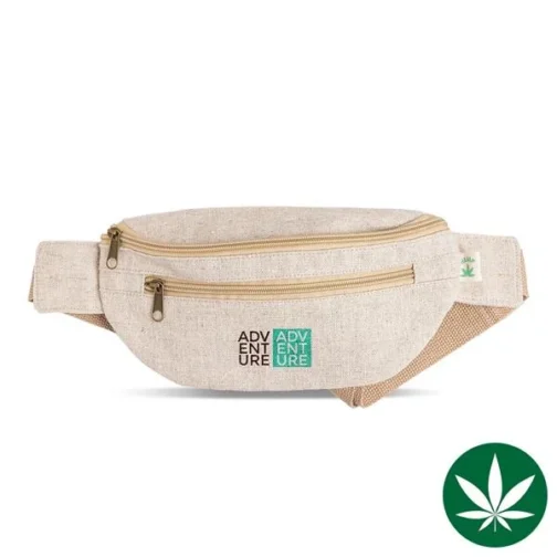 Bolsa de cintura casual desportiva em cânhamo |  SAM Brindes