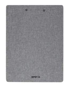 Prancheta organizador em  poliéster RPET 300D tamanho A4