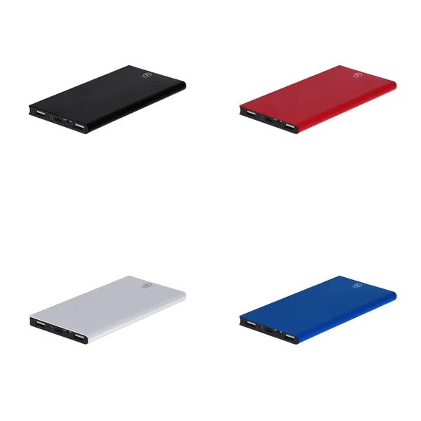 Power bank 8.000 mAh feita de alumínio reciclado | SAM Brindes