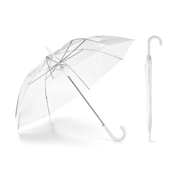 Guarda-chuva transparente em POE com abertura automática | SAM Brindes