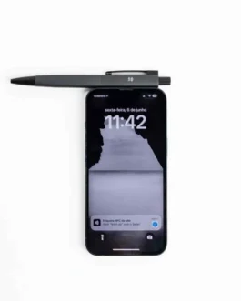 Esferográfica alumínio com conexão NFC