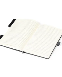 Bloco de notas com suporte fabricado em feltro RPET 300D