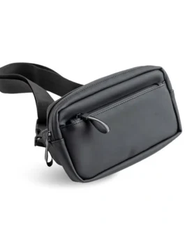 Bolsa de cintura crossbody em PU