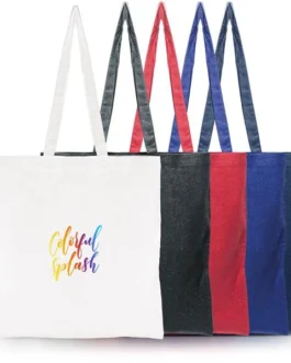 Saco de algodão reciclado de asa comprida