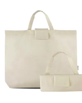 Saco dobrável em  algodão reciclado 140g