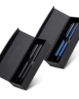 Conjunto roller e esferográfica ornamentados