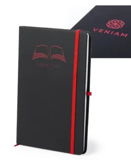 Bloco de notas com capas em PU de toque suave