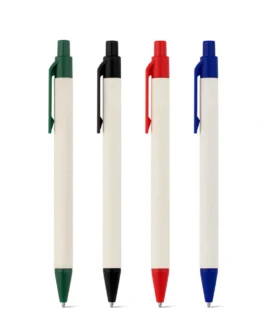 Esferográfica em papel 100% reciclado