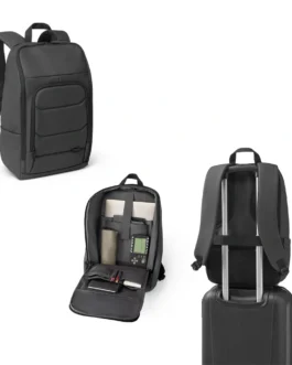 Mochila para notebook em 600D poliéster reciclado de alta densidade com resistência à água 16″