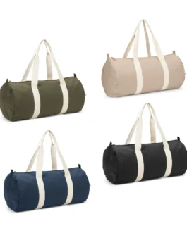 Saco de desporto em algodão reciclado e poliéster reciclado (380 g/m² )