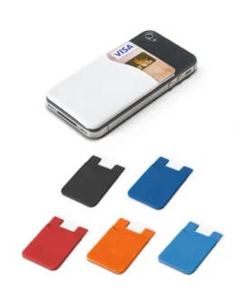 Porta-cartões para smartphone em silicone